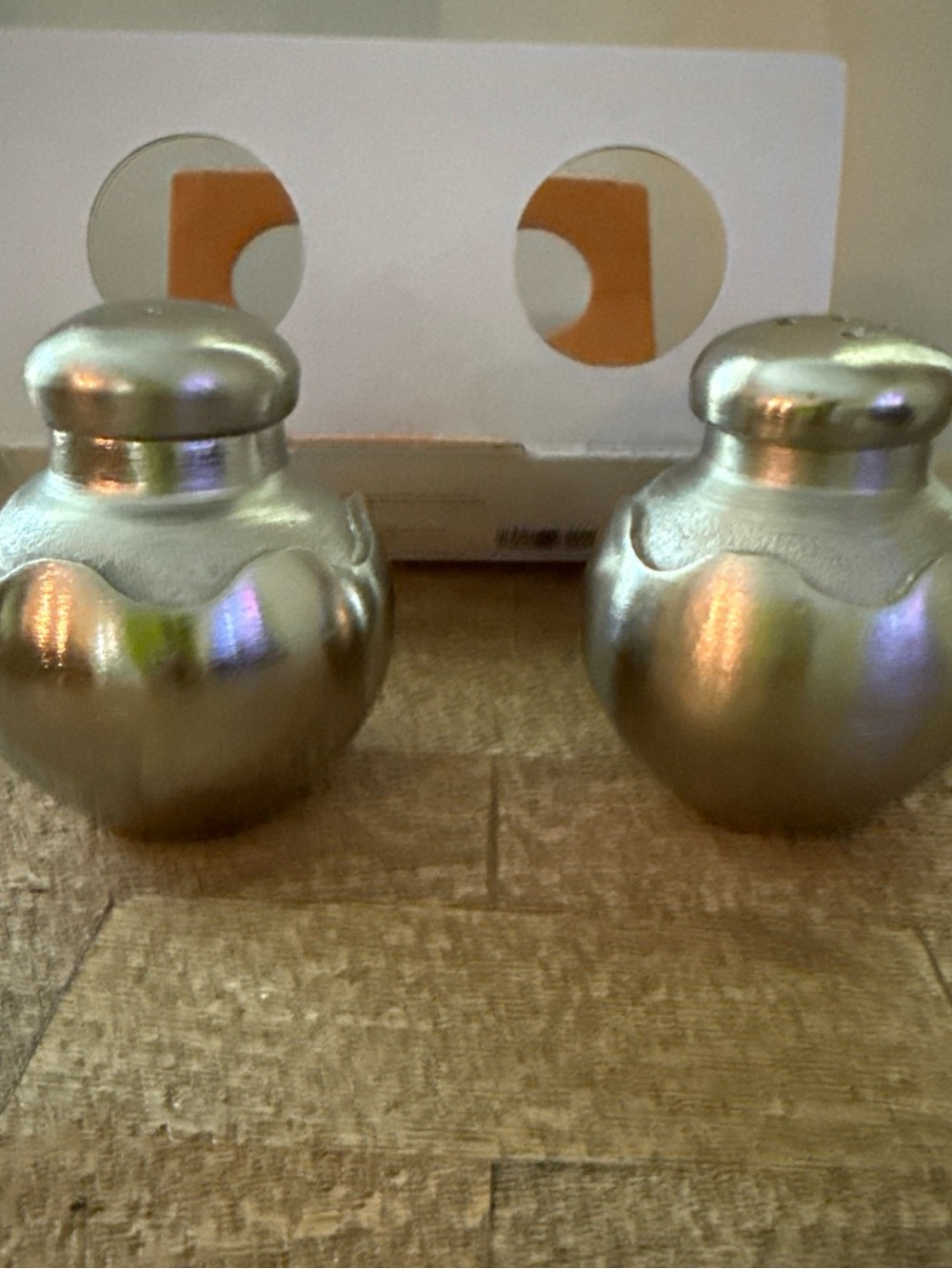 Studio McGee Metallic Silver Decorative Salt and Pepper Shakers - Home Accents